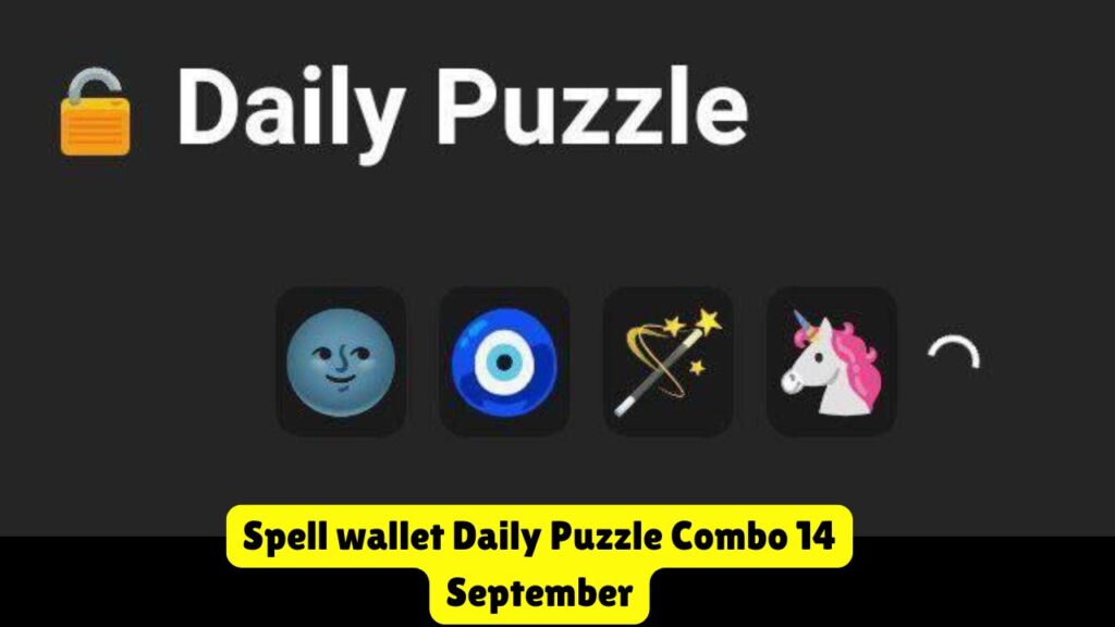 Spell wallet Daily Puzzle Combo 14 September