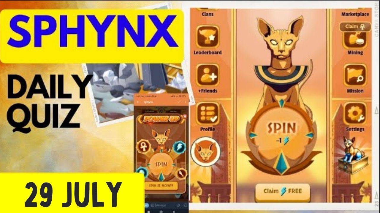 SphynX Daily Quiz 29 July