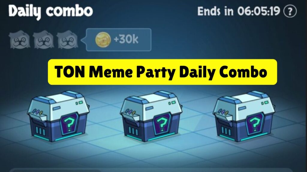 TON Meme Party Daily Combo 