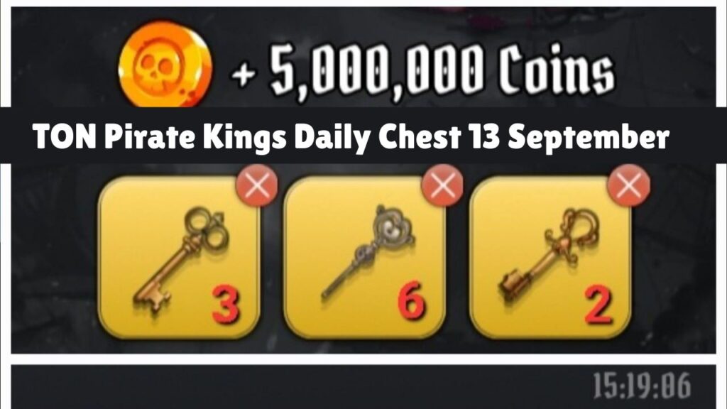 TON Pirate Kings Daily Chest 13 September