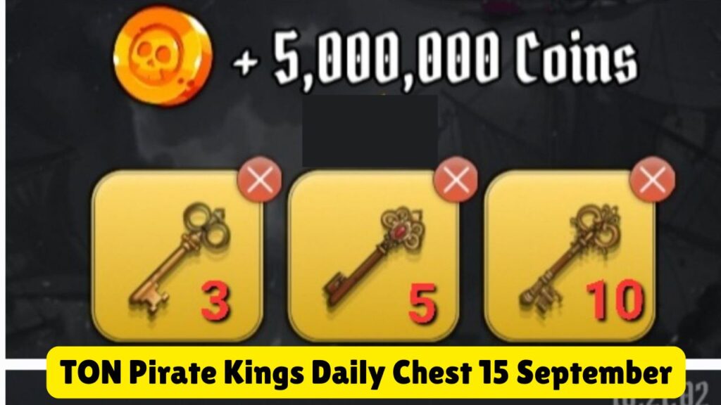 TON Pirate Kings Daily Chest 15 September