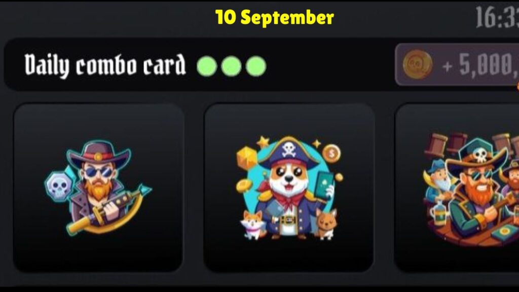 TON Pirate Kings Daily Combo 10 September