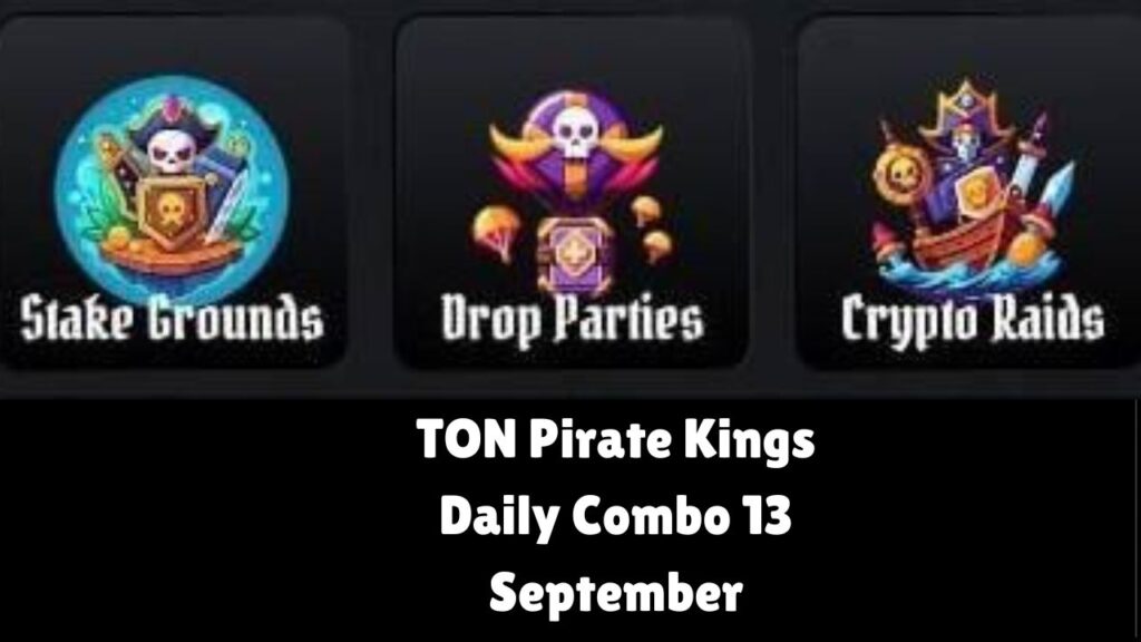 TON Pirate Kings Daily Combo 13 September