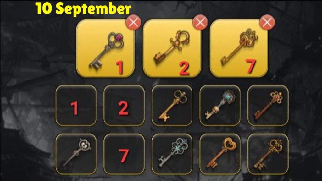 TON Pirate Kings Treasure Chest combo 10 September