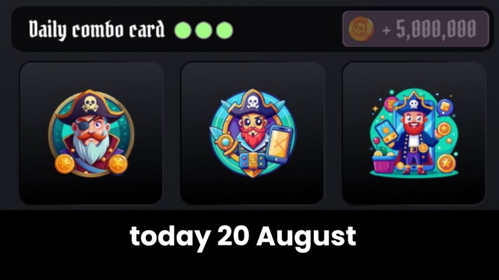 TONPirateKings Daily Combo 20 August