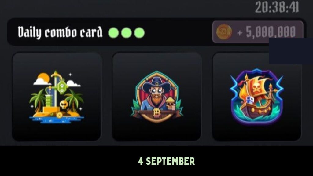 TONPirateKings Daily Combo 4 September