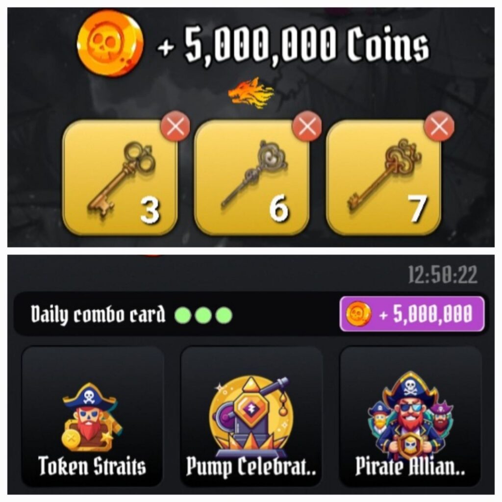 TONPirateKings Daily Combo 5 November 2024