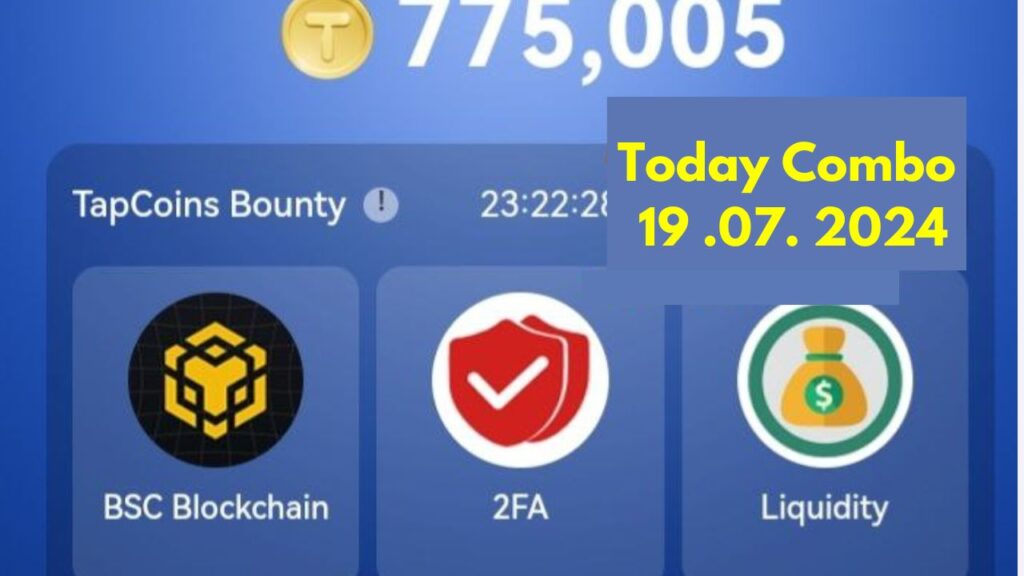 TapCoins 19 July Daily Combo