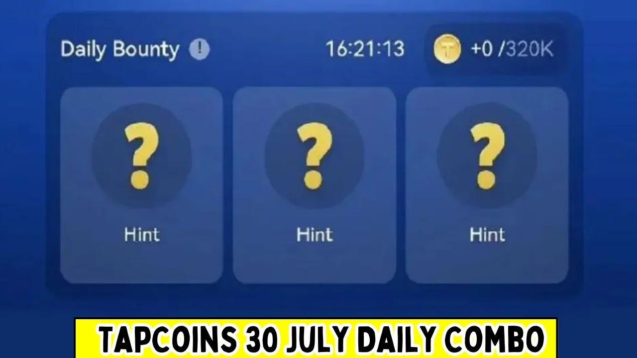 TapCoins 30 July Daily Combo