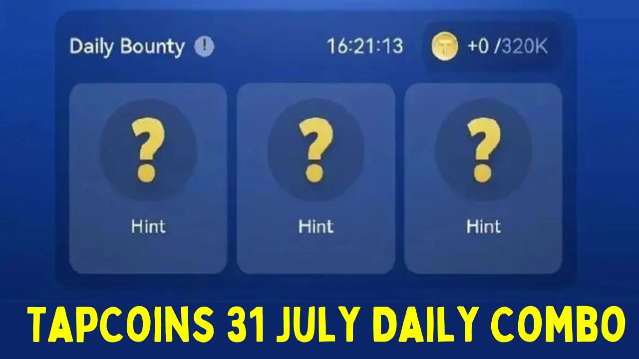 TapCoins 31 July Daily Combo