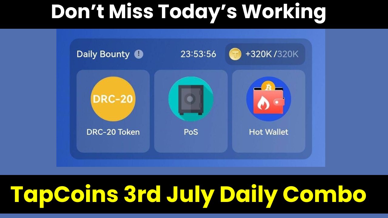 TapCoins 3rd July Daily Combo