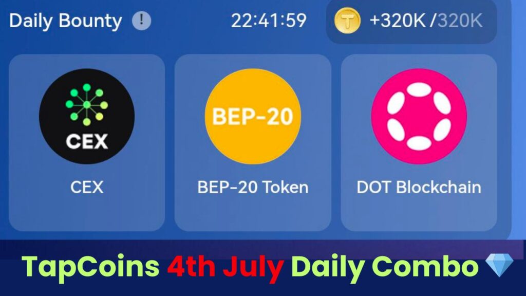 TapCoins 4th July Daily Combo 💎