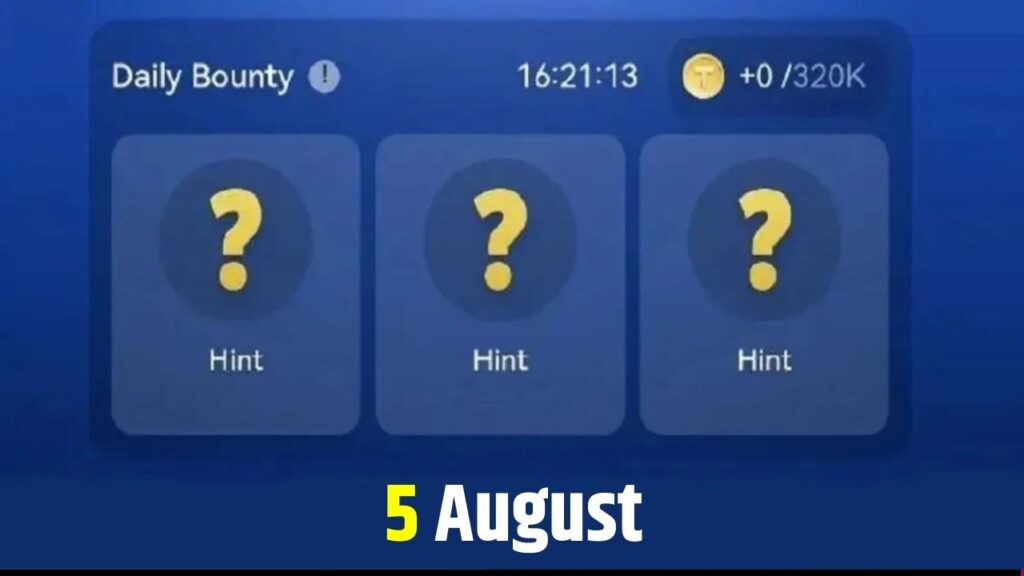 TapCoins 5 August Daily Combo 