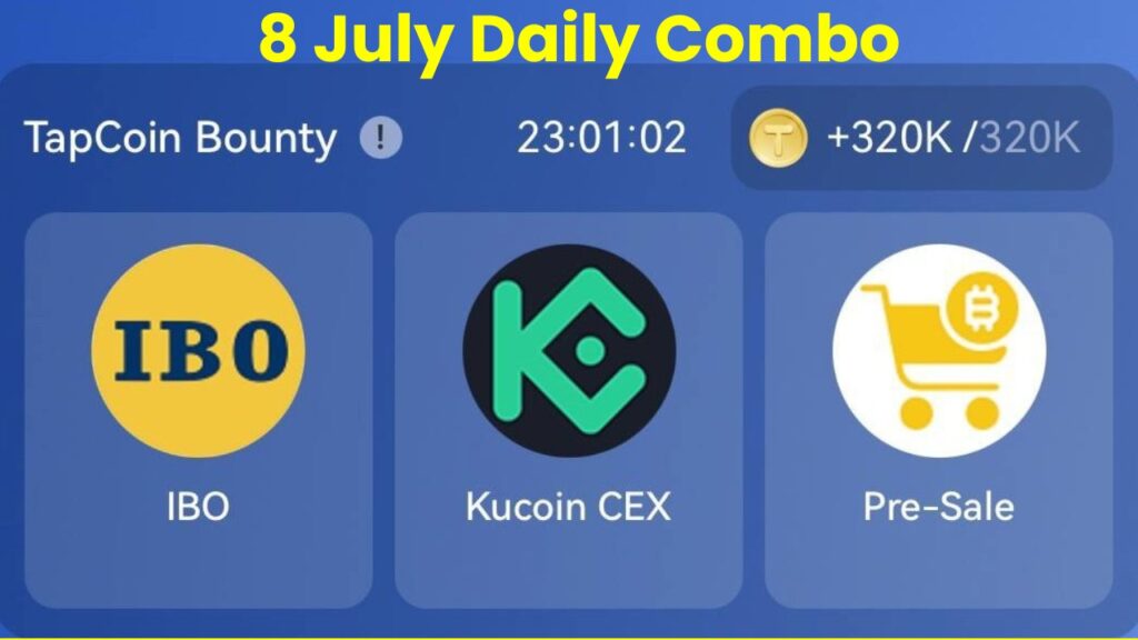  TapCoins 8 July Daily Combo