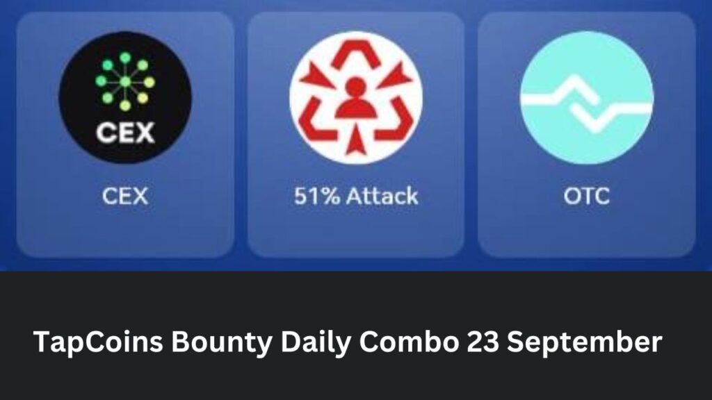 TapCoins Bounty Daily Combo 23 September