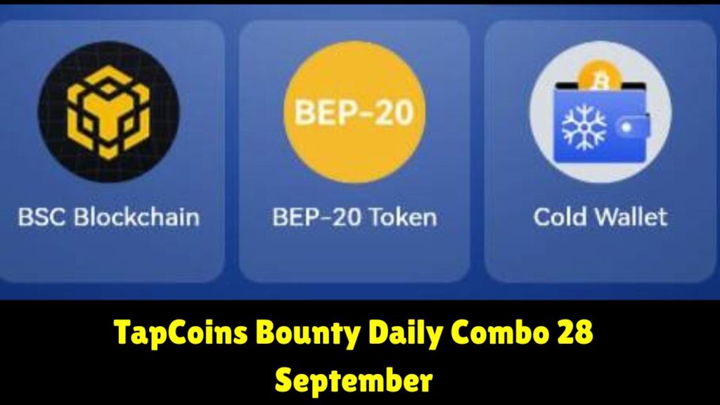 TapCoins Bounty Daily Combo 28 September