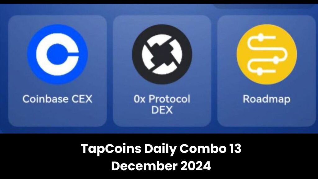 TapCoins Daily Combo 13 December 2024