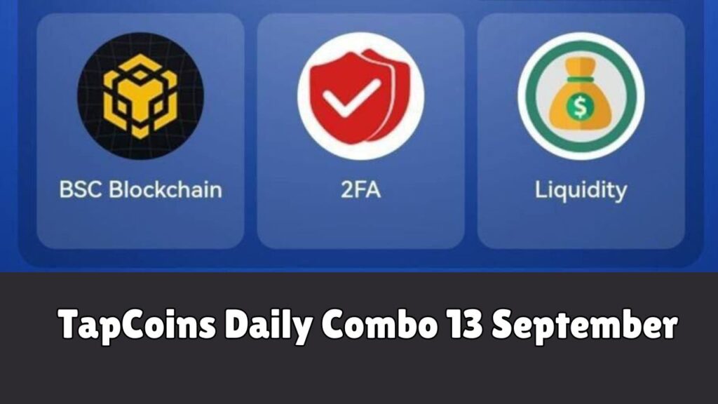 TapCoins Daily Combo 13 September