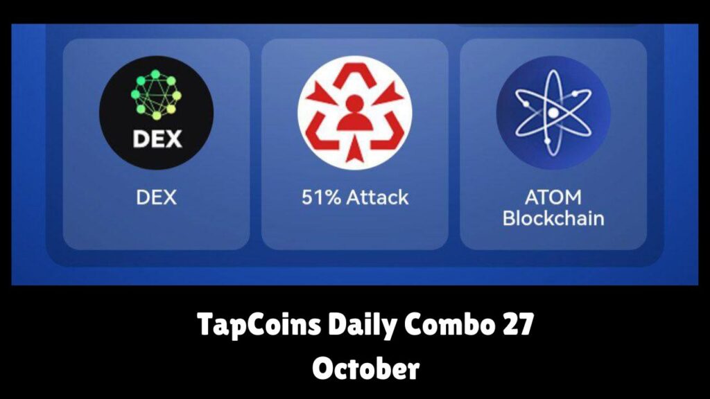 TapCoins Daily Combo 27 October