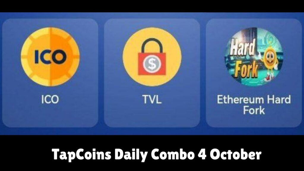 TapCoins Daily Combo 4 October