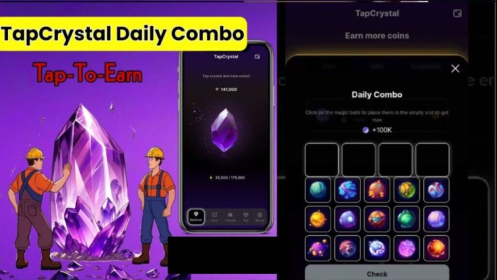 TapCrystal Daily Combo 