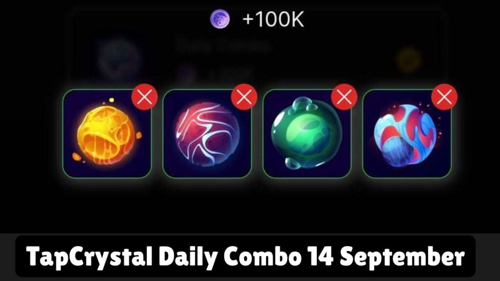 TapCrystal Daily Combo 14 September