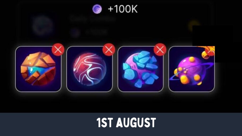 TapCrystal Daily Combo 1st August