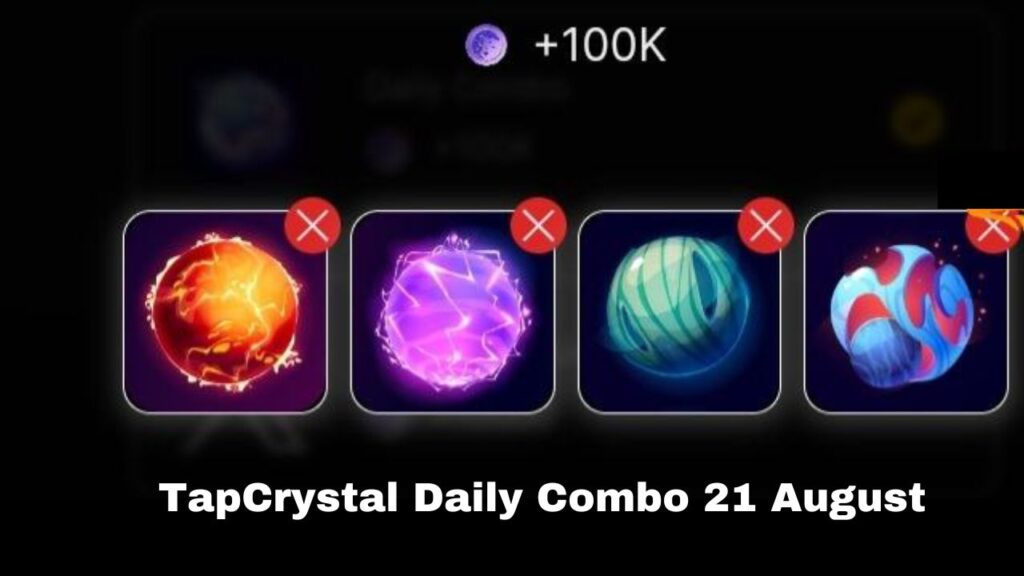 TapCrystal Daily Combo 21 August