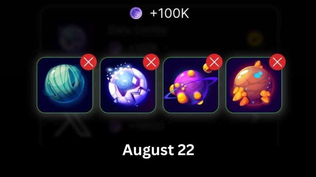 TapCrystal Daily Combo 22 August