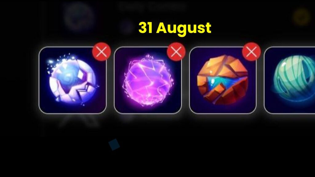 TapCrystal Daily Combo 31 August