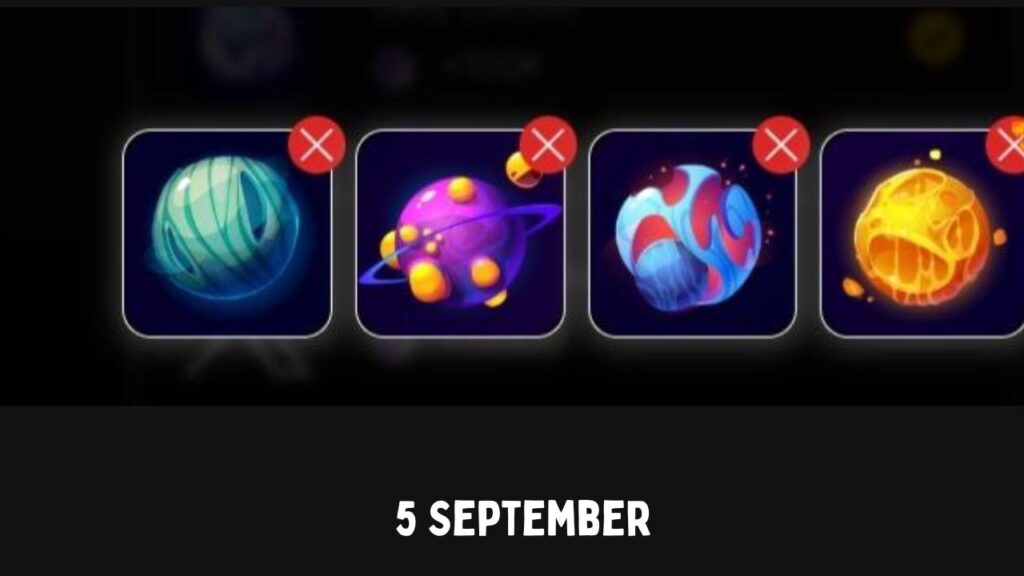 TapCrystal Daily Combo 5 September