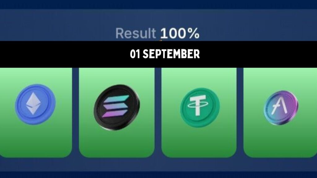 TapRaccoonCoin Combo 1 September