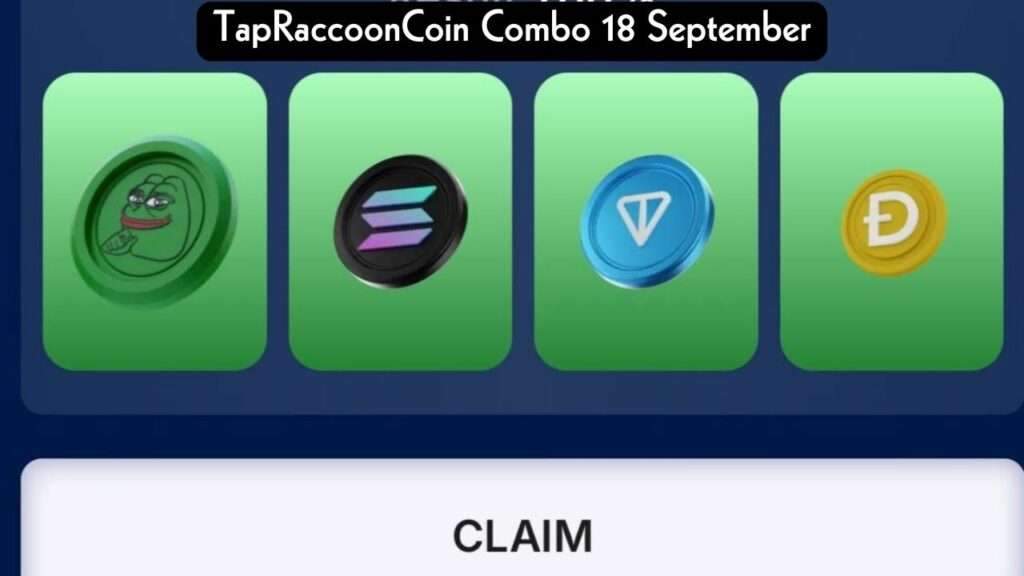 TapRaccoonCoin Combo 18 September