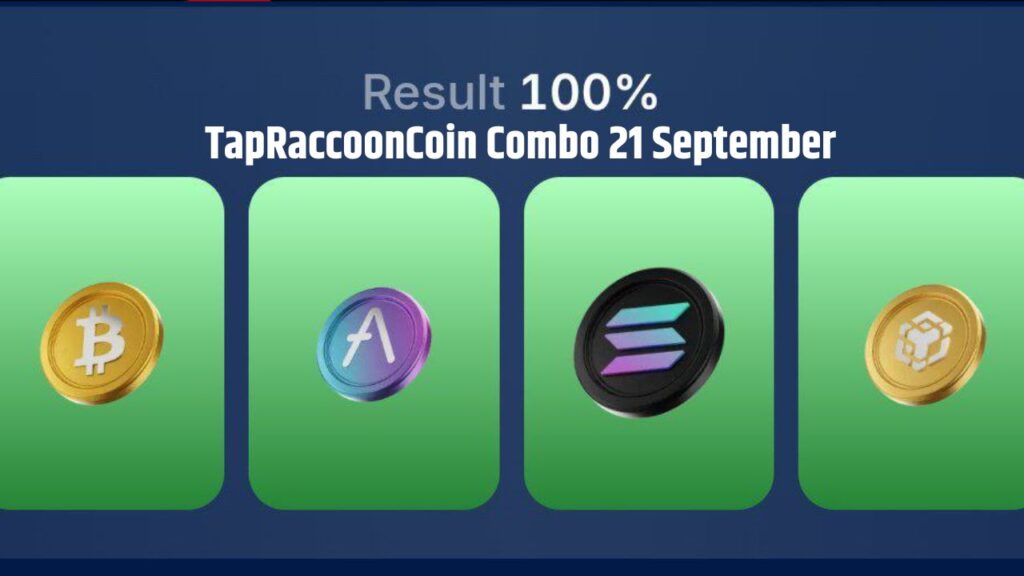 TapRaccoonCoin Combo 21 September