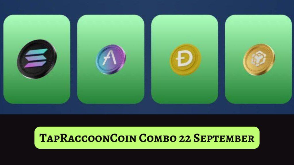 TapRaccoonCoin Combo 22 September