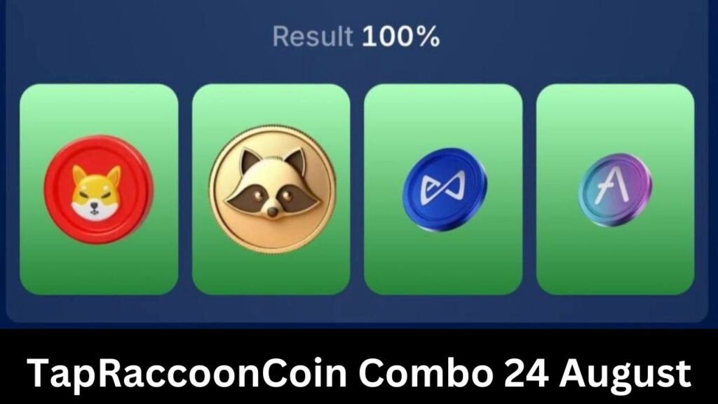 TapRaccoonCoin Combo 24 August