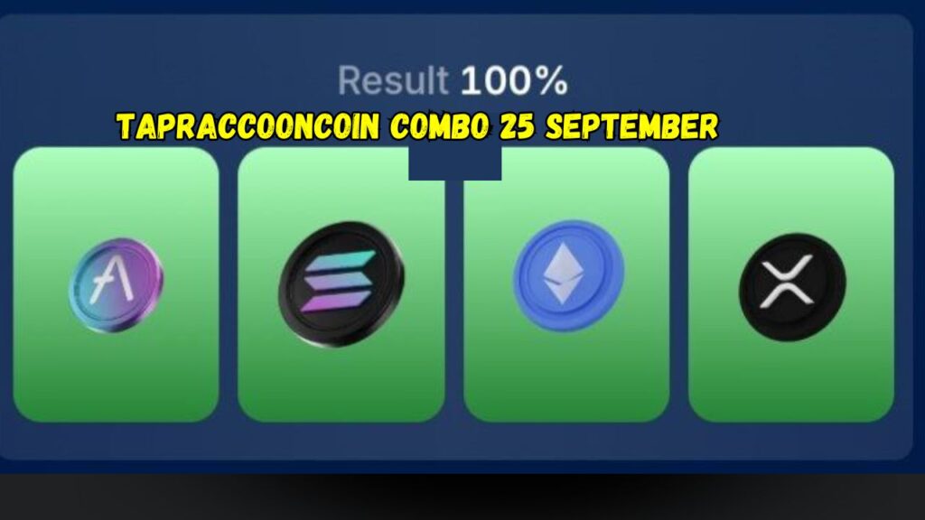 TapRaccoonCoin Combo 25 September