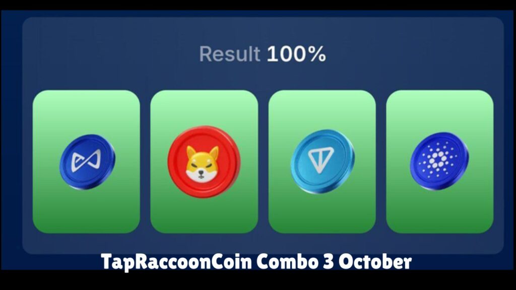 TapRaccoonCoin Combo 3 October