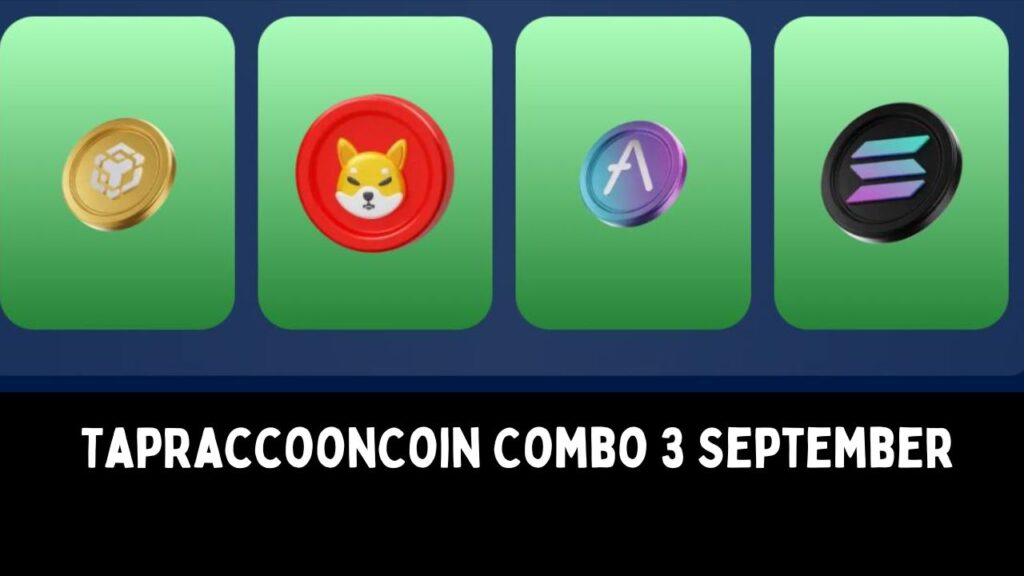  TapRaccoonCoin Combo 3 September