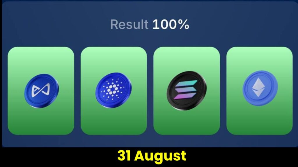 TapRaccoonCoin Combo 31 August