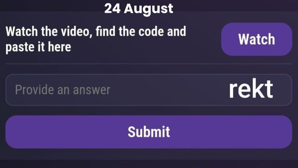 Tapswap 24 August Code