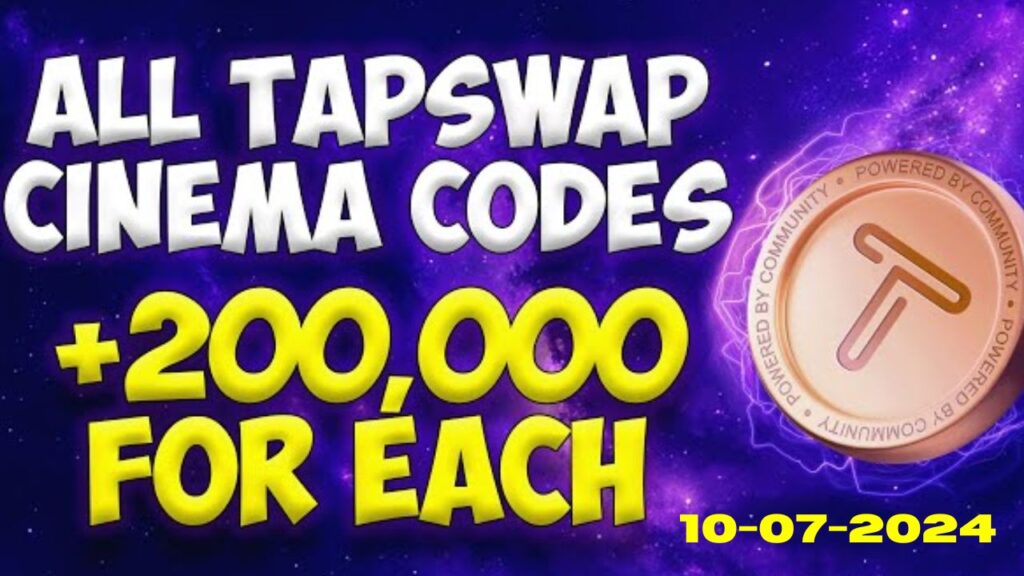 Tapswap All Codes 10 July 2024