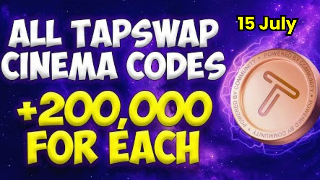 Tapswap All Codes 15 July