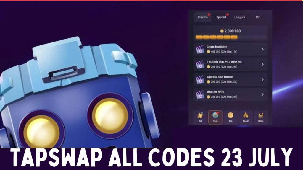 Tapswap All Codes 23 July