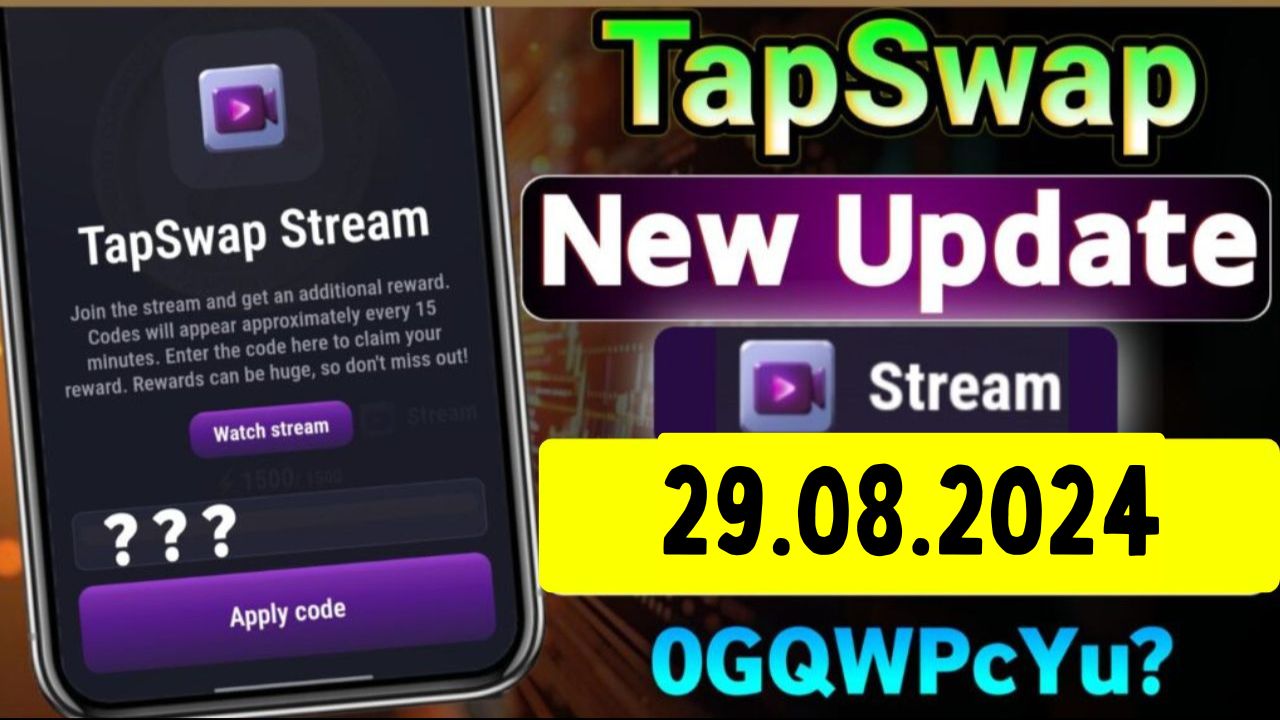 Tapswap All Codes 29 August, 2024