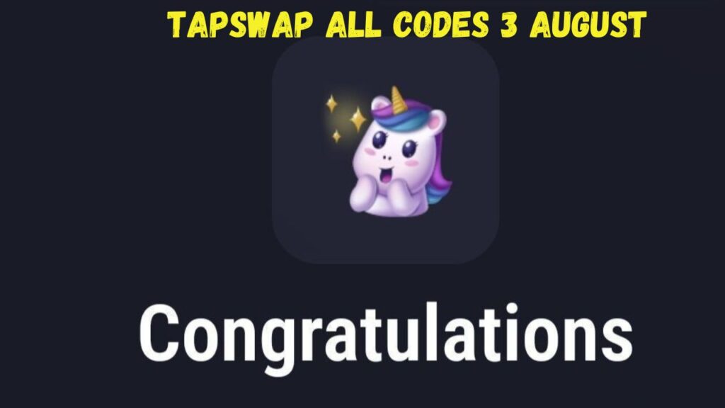 Tapswap All Codes 3 August