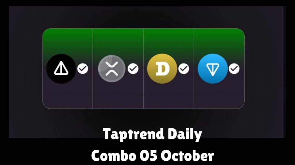 Taptrend Daily Combo 05 October