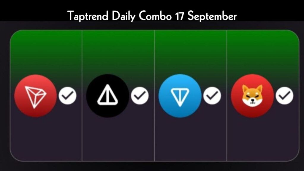 Taptrend Daily Combo 17 September