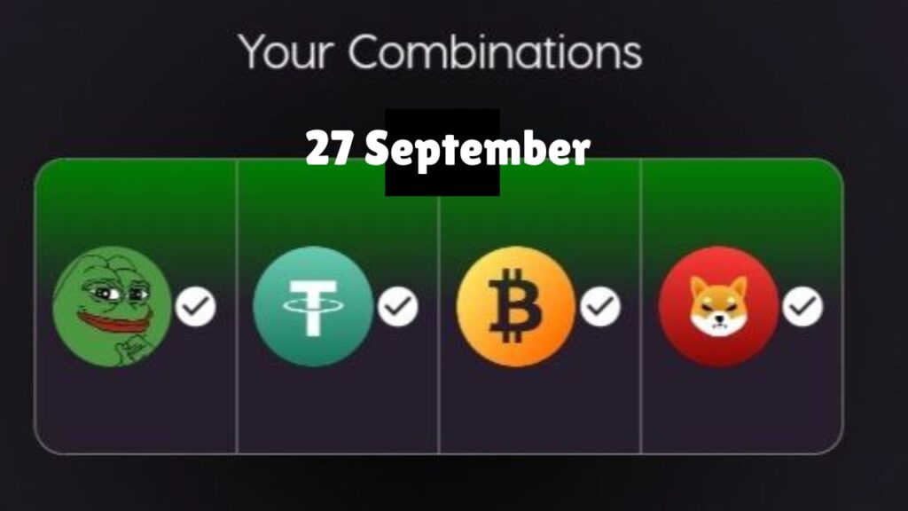 Taptrend Daily Combo 27 September