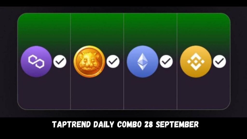 Taptrend Daily Combo 28 September